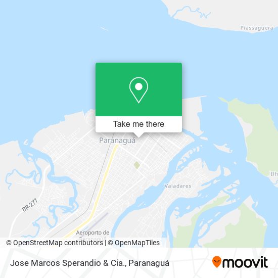 Jose Marcos Sperandio & Cia. map