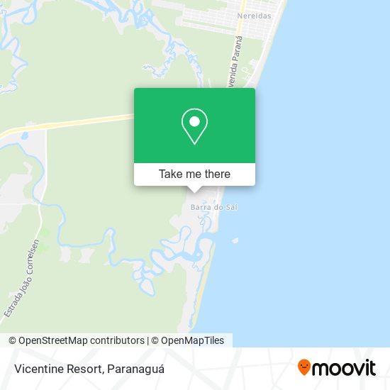 Vicentine Resort map