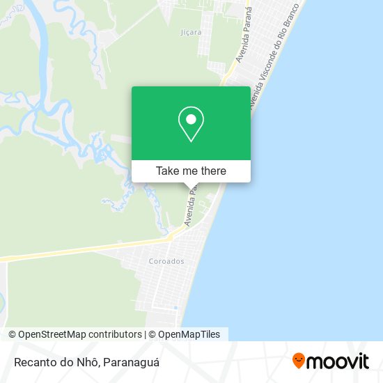 Recanto do Nhô map