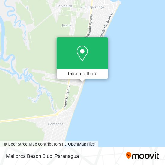 Mallorca Beach Club map