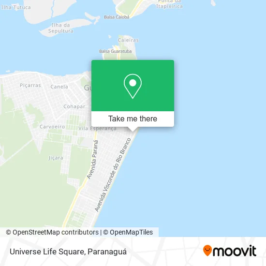 Universe Life Square map