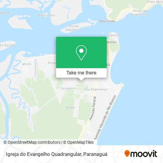 Igreja do Evangelho Quadrangular map