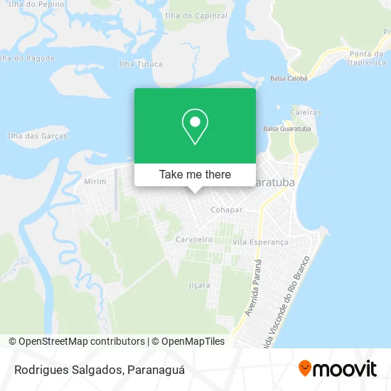 Rodrigues Salgados map