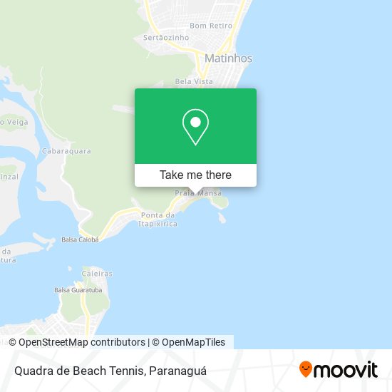 Quadra de Beach Tennis map
