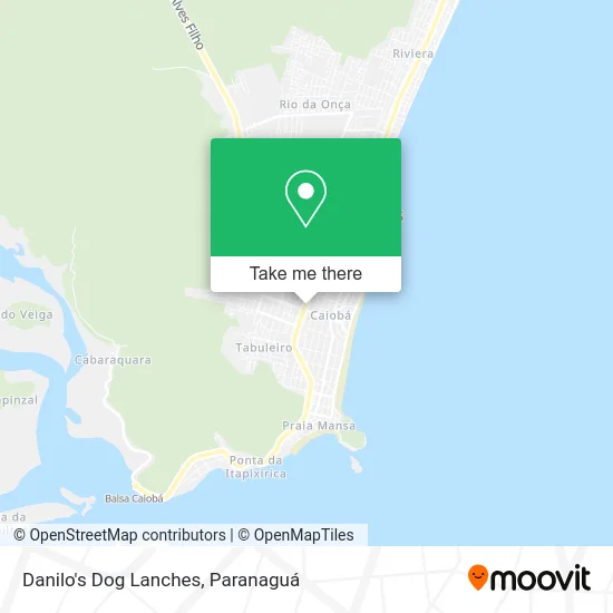 Danilo's Dog Lanches map