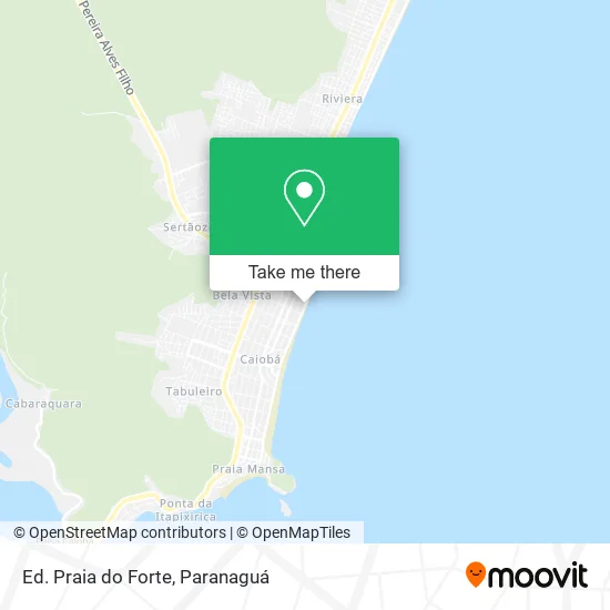 Ed. Praia do Forte map