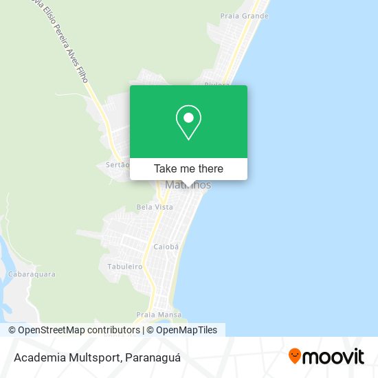 Mapa Academia Multsport