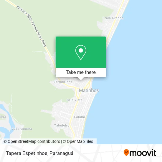 Tapera Espetinhos map