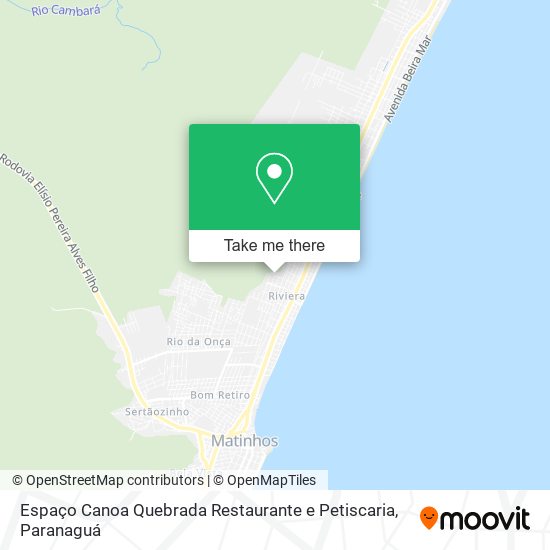 Espaço Canoa Quebrada Restaurante e Petiscaria map