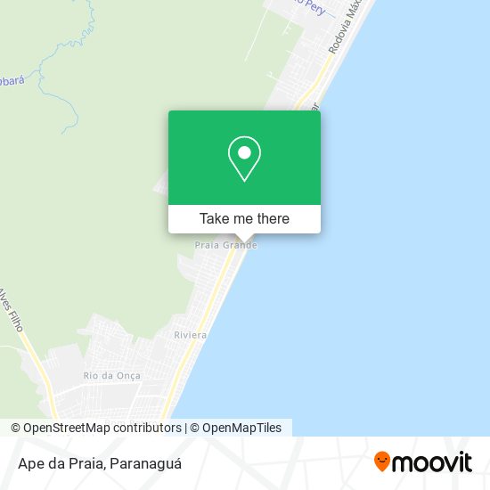 Ape da Praia map