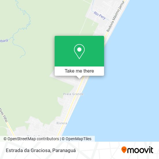 Estrada da Graciosa map