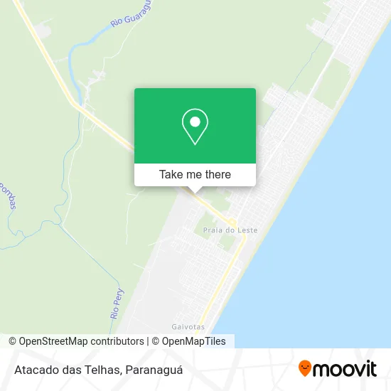 Atacado das Telhas map