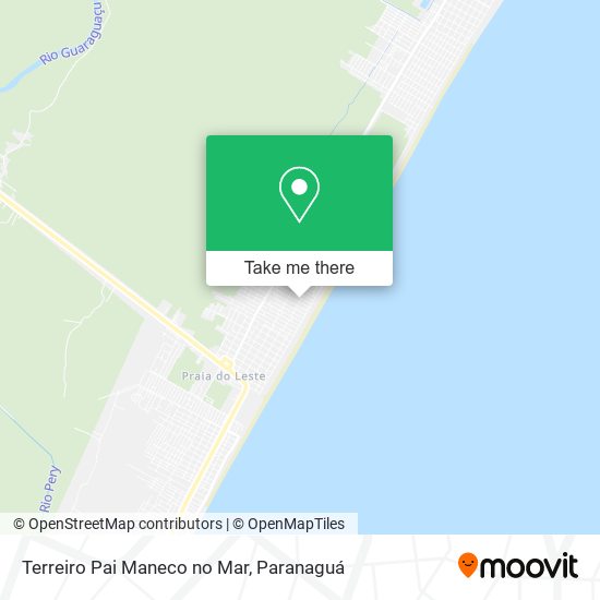 Terreiro Pai Maneco no Mar map