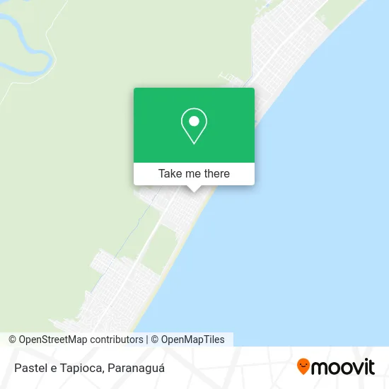 Pastel e Tapioca map