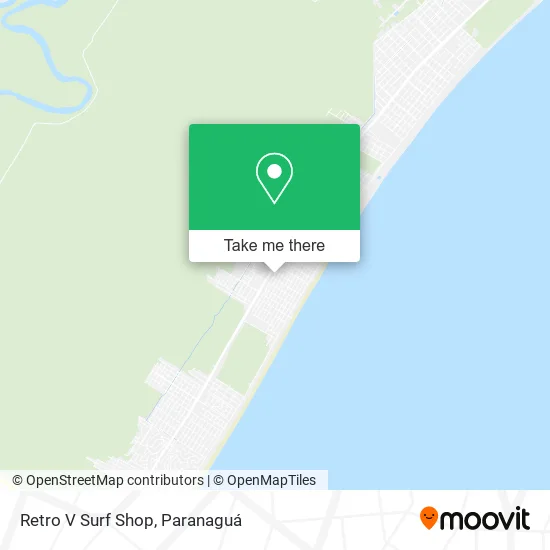 Retro V Surf Shop map