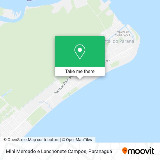 Mapa Mini Mercado e Lanchonete Campos