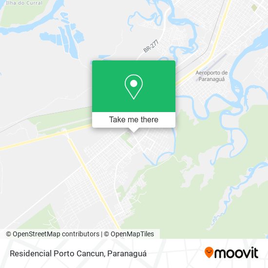 Residencial Porto Cancun map