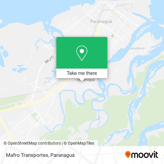 Mafro Transportes map