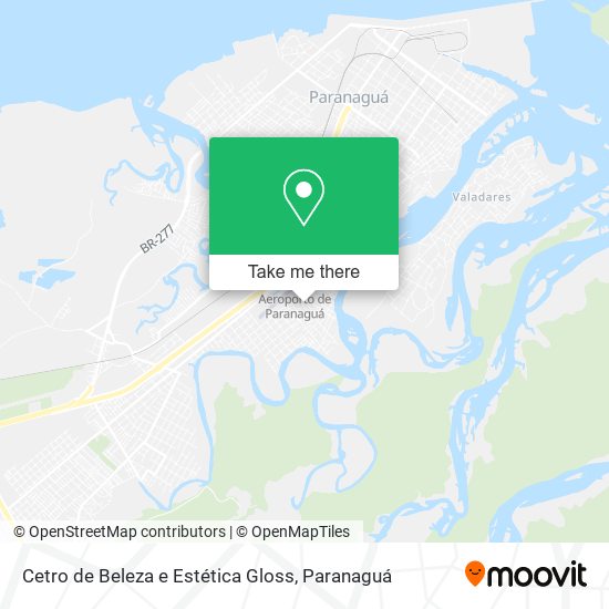 Cetro de Beleza e Estética Gloss map