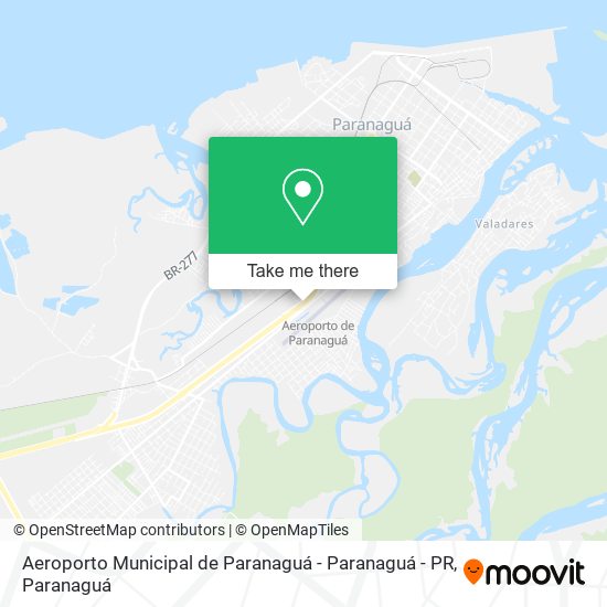 Aeroporto Municipal de Paranaguá - Paranaguá - PR map