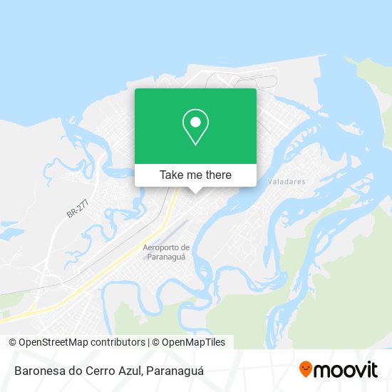 Baronesa do Cerro Azul map