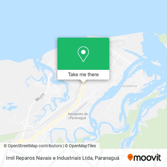 Irnil Reparos Navais e Industriais Ltda map