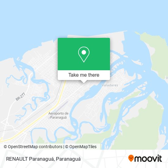 RENAULT Paranaguá map