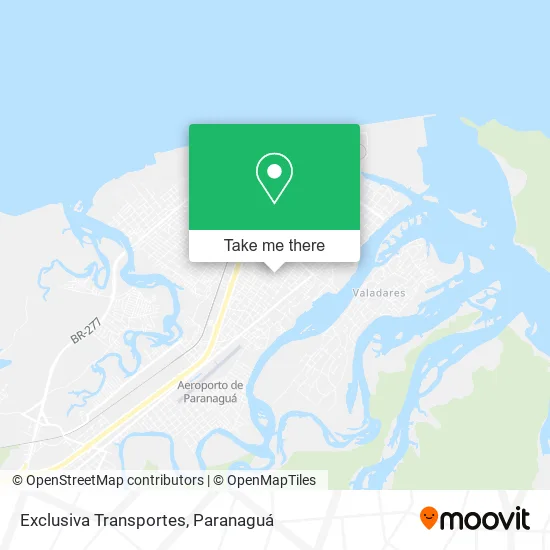 Exclusiva Transportes map