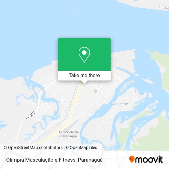 Olimpia Musculação e Fitness map