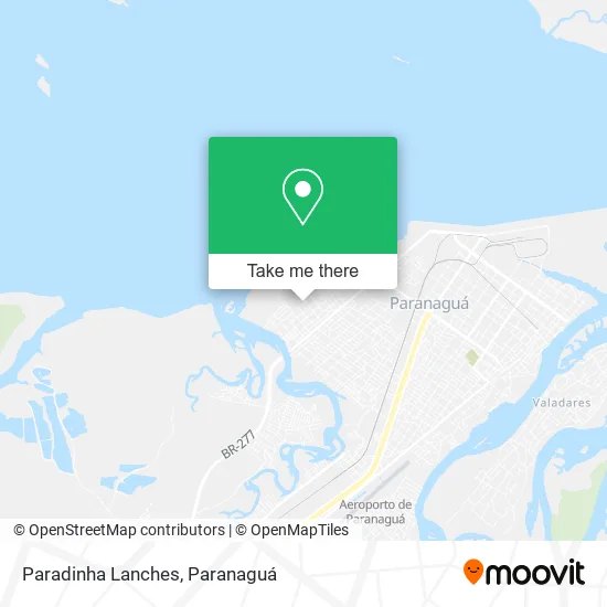 Paradinha Lanches map