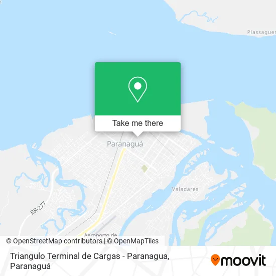 Triangulo Terminal de Cargas - Paranagua map