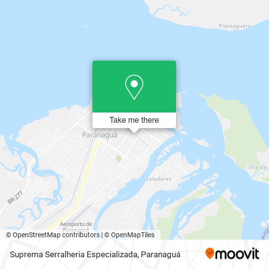 Mapa Suprema Serralheria Especializada