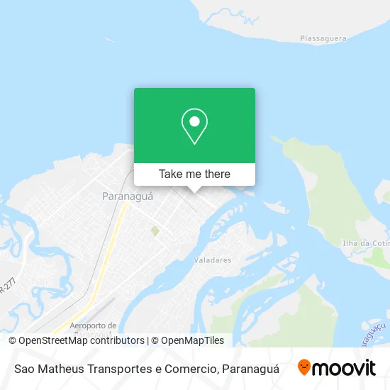 Sao Matheus Transportes e Comercio map