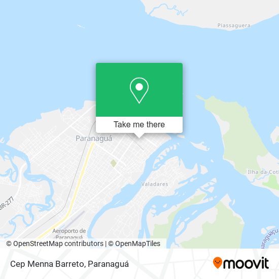 Cep Menna Barreto map