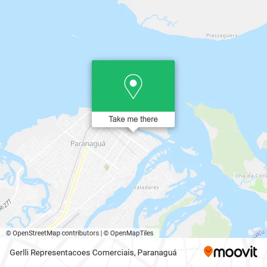 Gerlli Representacoes Comerciais map
