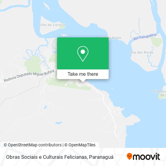 Obras Sociais e Culturais Felicianas map