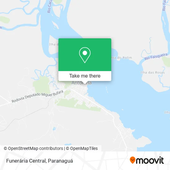 Funerária Central map