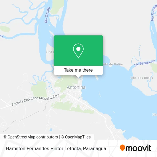 Hamilton Fernandes Pintor Letrista map