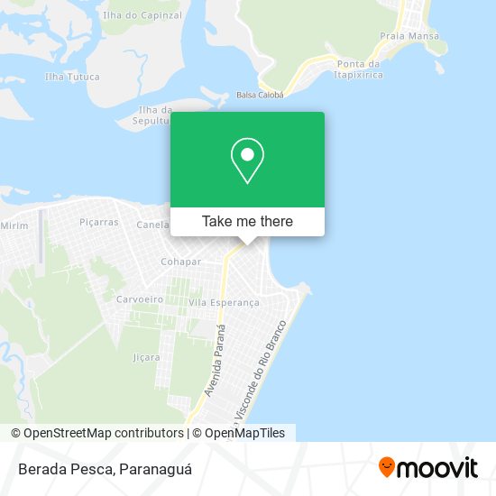 Berada Pesca map