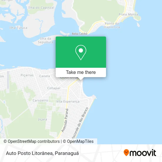 Auto Posto Litorânea map