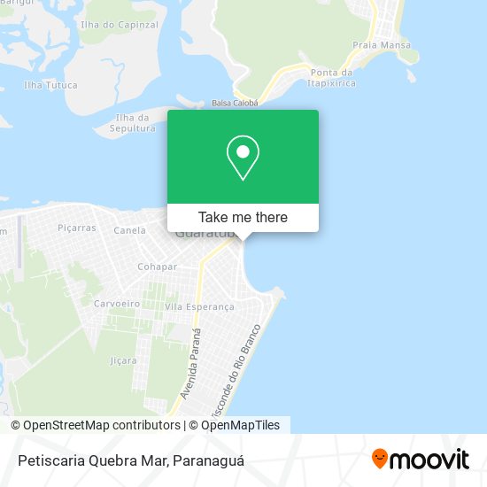 Petiscaria Quebra Mar map
