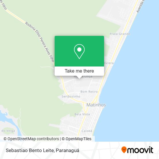 Sebastiao Bento Leite map