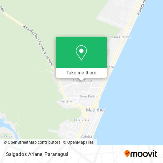 Salgados Ariane map