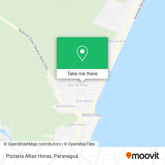 Pizzaria Altas Horas map