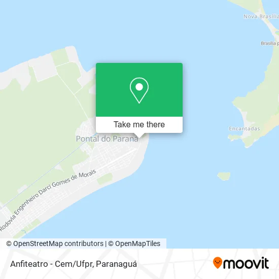 Anfiteatro - Cem/Ufpr map