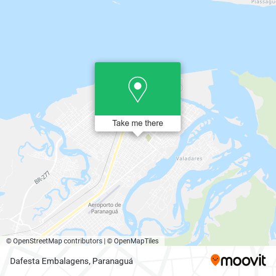 Dafesta Embalagens map