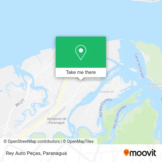 Rey Auto Peças map