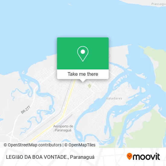 LEGIãO DA BOA VONTADE. map