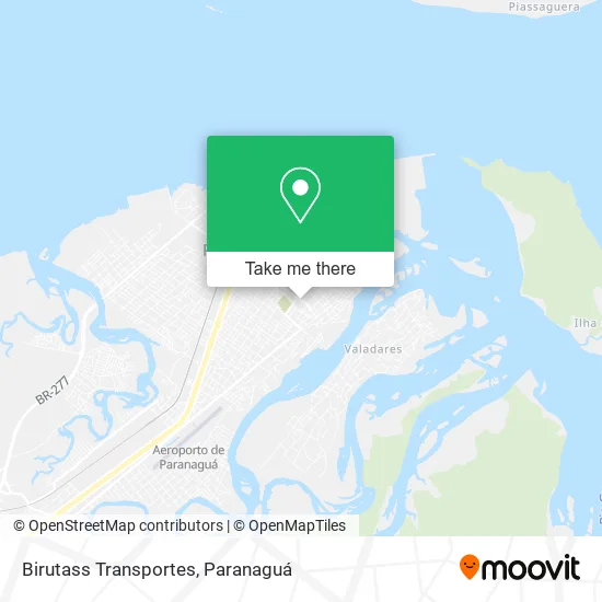 Birutass Transportes map