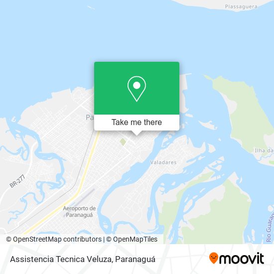 Assistencia Tecnica Veluza map